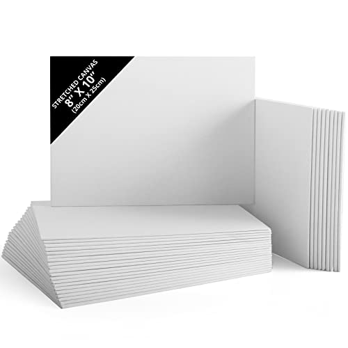Belle Vous 30 Stk Blanko Leinwände – 20 x 25cm – Bespannter Rahmen, Keilrahmen Leinwand Set für Künstlerbedarf, Leinwandbrett für Ölfarben, Acrylfarben, zum Skizzieren & Zeichnen Belle Vous 30 Stk Blanko Leinwände – 20 x 25cm – Bespannter Rahmen, Keilrahmen Leinwand Set für Künstlerbedarf, Leinwandbrett für Ölfarben, Acrylfarben, zum Skizzieren & Zeichnen von BELLE VOUS