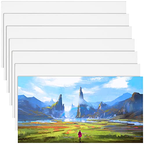 Belle Vous 7 Stk. Leeres Leinwand zum Bemalen Set - 30 x 60 cm - Bespannte Leinwand Rahmen - Leinwand für Acrylfarben und Ölmalerei sowie zum Skizzieren und Zeichnen Belle Vous 7 Stk. Leeres Leinwand zum Bemalen Set - 30 x 60 cm - Bespannte Leinwand Rahmen - Leinwand für Acrylfarben und Ölmalerei sowie zum Skizzieren und Zeichnen von BELLE VOUS