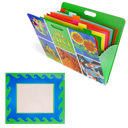 Belle Vous Organizer Mappe mit 9 Farbcodierten Fächern - Zieharmonika Mappe & Kunstportfolio - Tragbarer Mappe Organizer für Papier, Unterlagen & Kunstwerke Belle Vous Organizer Mappe mit 9 Farbcodierten Fächern - Zieharmonika Mappe & Kunstportfolio - Tragbarer Mappe Organizer für Papier, Unterlagen & Kunstwerke von BELLE VOUS