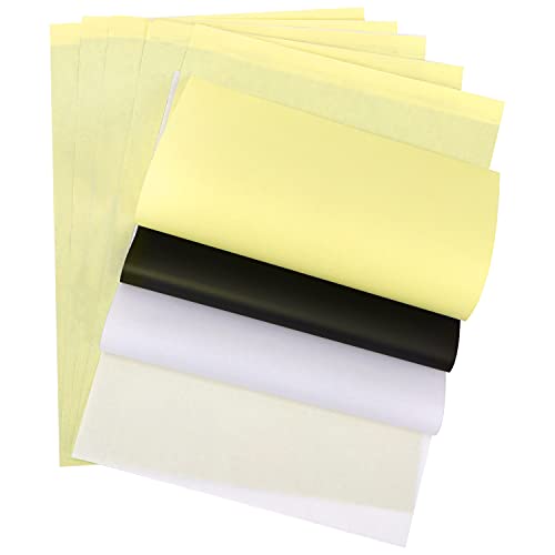 Belle Vous Papier Transferpapier (100 Stk) 29 x 21cm - A4 Matrizenpapier - Professionelles 4-Lagiges Transferpapier - Zubehör Set Schablone von BELLE VOUS