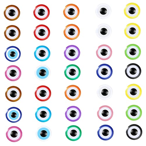 BELLIFFY 1 Box DIY Schmuckset, Charms Zur Schmuckherstellung, Perlen Zum Selbermachen, Harzperlen Zur Schmuckherstellung, DIY Böse Augen Perlen, Böse Augen Charms, Schicke Böse Augen von BELLIFFY