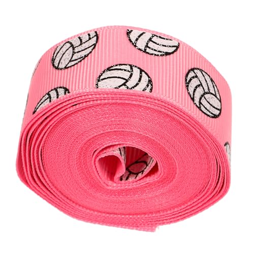 BELLIFFY 1 Rolle Volleyballband, Partybänder, Geschenkband, Dekoband, Geschenkverpackungsbänder, DIY Bänder, Schleifenband, Haarklammerband, Bänder Zum Basteln, DIY Blumenverpackungsband von BELLIFFY