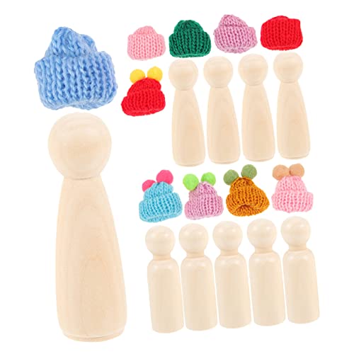 BELLIFFY 1 Satz Dekorative Puppe Leere Puppen Steckpuppen Unvollendet Steckpuppen Mit Hüten Unvollendete Leute-pflock Kinder Spielset Kinderspielzeug Kinder Leute Pfeifen Hölzern BELLIFFY 1 Satz Dekorative Puppe Leere Puppen Steckpuppen Unvollendet Steckpuppen Mit Hüten Unvollendete Leute-pflock Kinder Spielset Kinderspielzeug Kinder Leute Pfeifen Hölzern von BELLIFFY