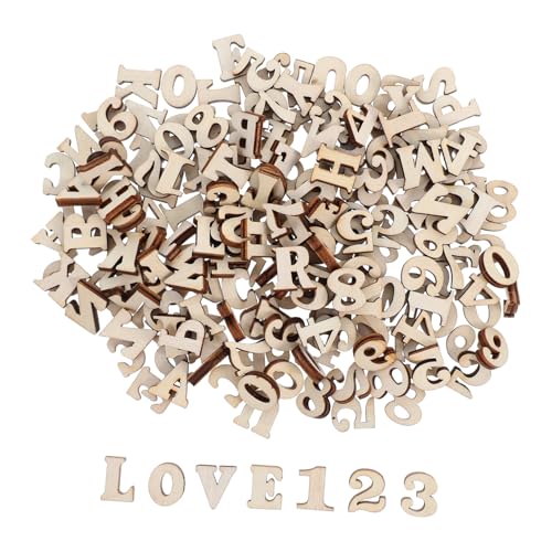 BELLIFFY 1 Satz Teiliges Set Natürliche Holzbuchstaben Und Zahlen Blanko Alphabete Für Diy Bastelprojekte Kinderfreundlich Und Langlebig Für Frühkindliche Bildung Heim Und 200 Stück BELLIFFY 1 Satz Teiliges Set Natürliche Holzbuchstaben Und Zahlen Blanko Alphabete Für Diy Bastelprojekte Kinderfreundlich Und Langlebig Für Frühkindliche Bildung Heim Und 200 Stück von BELLIFFY
