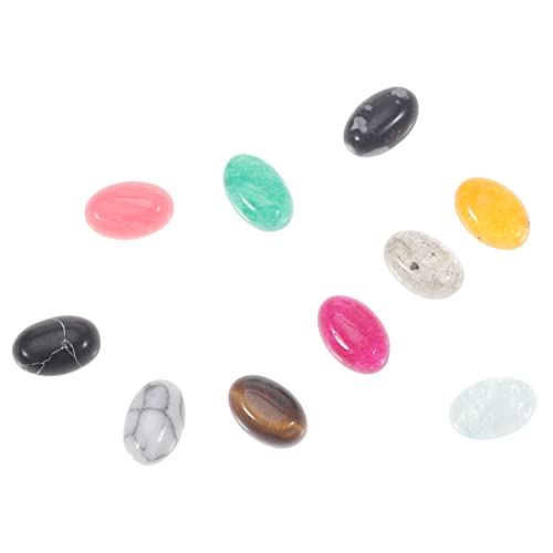 BELLIFFY 10 Stück Natursteinring DIY Cabochons Flatback Perlen Cabochons Steindekoration Steinperlen Cabochons Perlen Naturstein Lose Perlen Dekorative Cabochons Stein Von Schmuck BELLIFFY 10 Stück Natursteinring DIY Cabochons Flatback Perlen Cabochons Steindekoration Steinperlen Cabochons Perlen Naturstein Lose Perlen Dekorative Cabochons Stein Von Schmuck von BELLIFFY