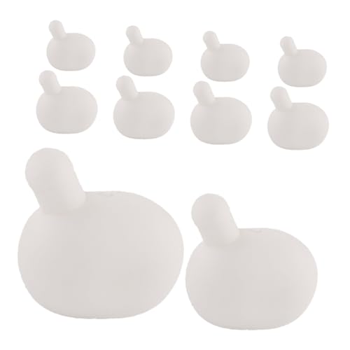 BELLIFFY 10 Stück Silikon Bubble Inserts Stressball Innenkern Flexibel Sicher für DIY Plüschspielzeug Bastelzubehör für Erwachsene Ersatzteile für Kreative Seifenblasen Spielzeuge von BELLIFFY