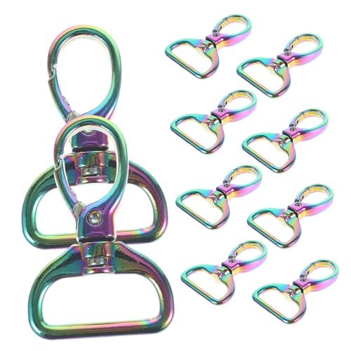 BELLIFFY 10 Stück Teiliges D ring Schlüsselanhänger aus Langlebigem Metall Stabile Schlüsselclips für DIY Schlüsselbänder Taschen Gürtel Bastelzubehör Geeignet zum Selbermachen und BELLIFFY 10 Stück Teiliges D ring Schlüsselanhänger aus Langlebigem Metall Stabile Schlüsselclips für DIY Schlüsselbänder Taschen Gürtel Bastelzubehör Geeignet zum Selbermachen und von BELLIFFY