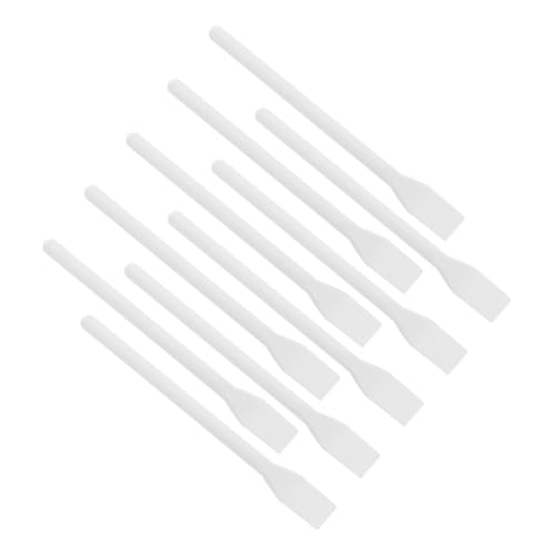 BELLIFFY 10 Stück Teiliges Kunststoff Kunststoffspatel für Kosmetik Kleberauftrag und Mischen Langlebig Glatt Vielseitig für Gesichtscreme Lotion Klebstoff Weiß BELLIFFY 10 Stück Teiliges Kunststoff Kunststoffspatel für Kosmetik Kleberauftrag und Mischen Langlebig Glatt Vielseitig für Gesichtscreme Lotion Klebstoff Weiß von BELLIFFY
