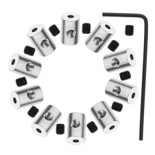 BELLIFFY 10 Stück Verschlussstifte mit Schraubenschlüssel Sicherung für Anstecker und Pins Geeignet für Verschiedene Badge Zubehörteile und Anwendungen von BELLIFFY