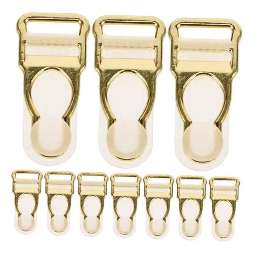 BELLIFFY 10 Stück Verstellbare Pack Strumpfclips Garter Strap Buckles für Damen und Herren für Kreative Outfits und Personalisierte Styles von BELLIFFY