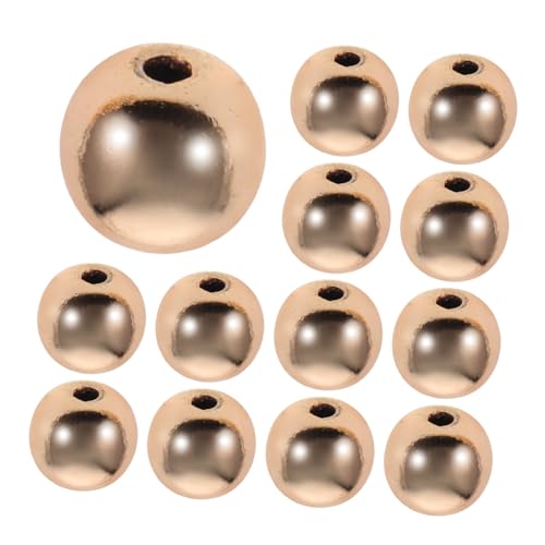 BELLIFFY 100 Stück Goldfarbene Runde Spacer Perlen Glatte Perlen für Schmuckherstellung DIY Armband Halskette Bastelzubehör Abstandsperlen für Kreative Handarbeiten BELLIFFY 100 Stück Goldfarbene Runde Spacer Perlen Glatte Perlen für Schmuckherstellung DIY Armband Halskette Bastelzubehör Abstandsperlen für Kreative Handarbeiten von BELLIFFY