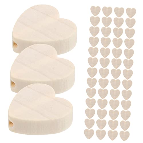 BELLIFFY 100 Stück Holzperlen Herzform mit Natürliche DIY Schmuckperlen für Armbänder Halsketten Valentinstag Basteln Handliche Herz Spacer Perlen für Kreative Schmuckherstellung BELLIFFY 100 Stück Holzperlen Herzform mit Natürliche DIY Schmuckperlen für Armbänder Halsketten Valentinstag Basteln Handliche Herz Spacer Perlen für Kreative Schmuckherstellung von BELLIFFY