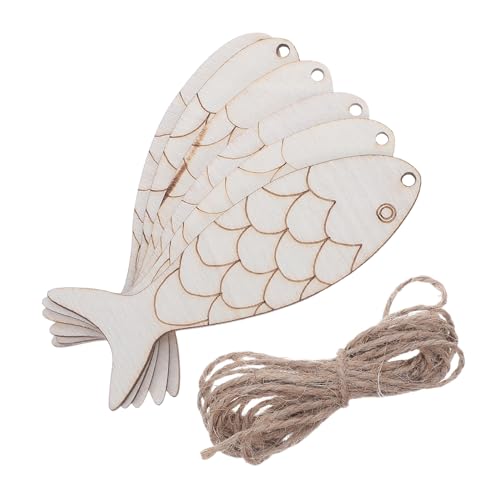 BELLIFFY 100 Stück Rustikale Holzfisch Anhänger mit Aufhängeseil Blanke Fischausschnitte aus Holz für DIY Bastelprojekte Wand und Tischdekoration für Party und Wohnraumgestaltung BELLIFFY 100 Stück Rustikale Holzfisch Anhänger mit Aufhängeseil Blanke Fischausschnitte aus Holz für DIY Bastelprojekte Wand und Tischdekoration für Party und Wohnraumgestaltung von BELLIFFY