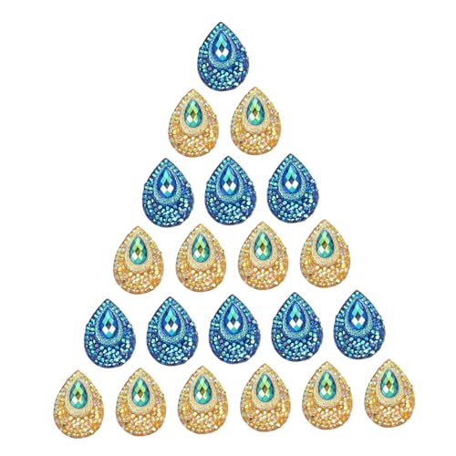 BELLIFFY 100 Stück Teiliges Wassertropfenförmiges Resin Strasssteine Flacher Rückseite Leicht Aufnähbar Bunte DIY Strassstein Applikationen für Hochzeit Kleidung Handwerk und Textilien BELLIFFY 100 Stück Teiliges Wassertropfenförmiges Resin Strasssteine Flacher Rückseite Leicht Aufnähbar Bunte DIY Strassstein Applikationen für Hochzeit Kleidung Handwerk und Textilien von BELLIFFY