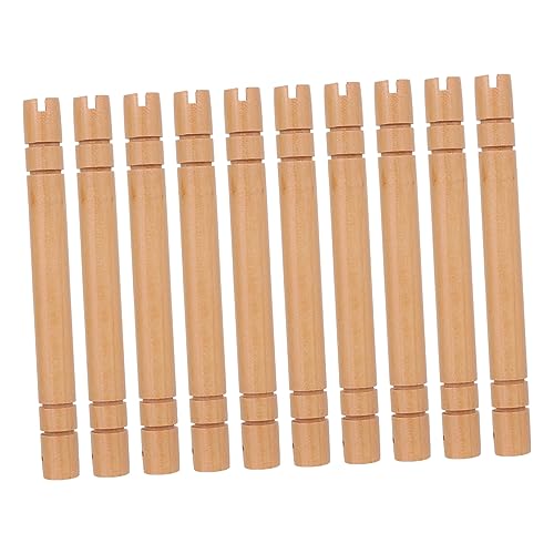 BELLIFFY 10stücke Teiliges Holzgriffe Für Runde Handfächer Praktische Diy Fächergriffe Aus Naturbelassenem Holz Ergonomisches Design Für Kunsthandwerk Und Accessoires BELLIFFY 10stücke Teiliges Holzgriffe Für Runde Handfächer Praktische Diy Fächergriffe Aus Naturbelassenem Holz Ergonomisches Design Für Kunsthandwerk Und Accessoires von BELLIFFY