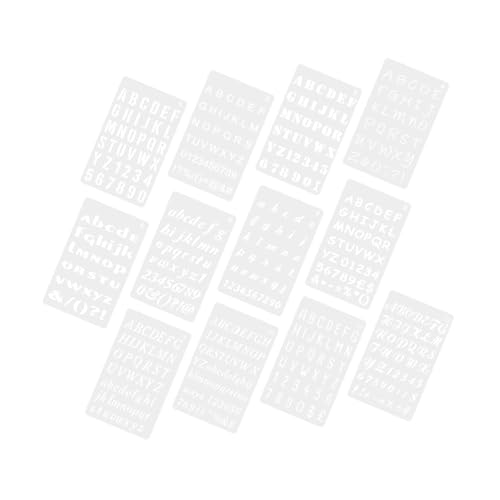 BELLIFFY 12 Blatt Teiliges Pet Letter Stencils Wiederverwendbare Malvorlagen aus Kunststoff Große Buchstaben und Zahlen Schablonen für Holz DIY Bastelprojekte und Schulbedarf BELLIFFY 12 Blatt Teiliges Pet Letter Stencils Wiederverwendbare Malvorlagen aus Kunststoff Große Buchstaben und Zahlen Schablonen für Holz DIY Bastelprojekte und Schulbedarf von BELLIFFY