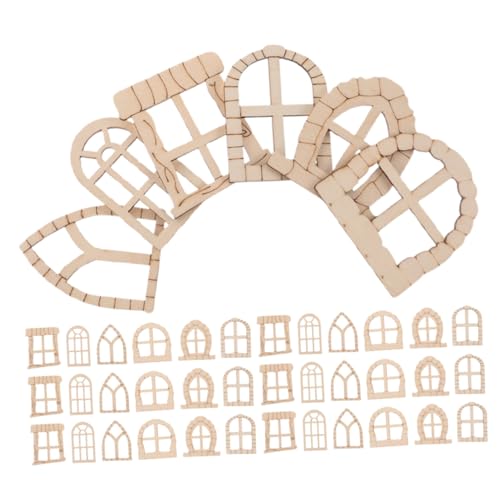 BELLIFFY 150 Stück Feentüren – Mini-gartentüren Aus Holz, Unbemalt, Mini-fenster, Feenhausfenster, Diy, Unfertiges Miniatur-puppenhaus-gartenzubehör BELLIFFY 150 Stück Feentüren – Mini-gartentüren Aus Holz, Unbemalt, Mini-fenster, Feenhausfenster, Diy, Unfertiges Miniatur-puppenhaus-gartenzubehör von BELLIFFY