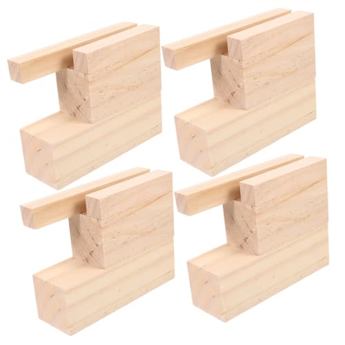 BELLIFFY 16 Stück Teiliges Holzsäulen Massivem Unbehandeltem Lindenholz Glatte Oberfläche ohne Splitter für DIY Holzschnitzen Bastelprojekte und Kinderhandwerk von BELLIFFY