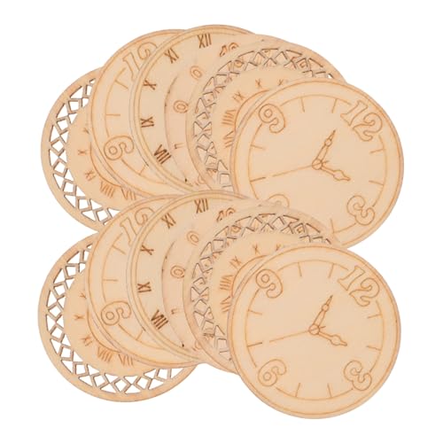 BELLIFFY 16Stücke DIY Graffiti Holz Rohlinge Unbemalte Uhrenscheiben für Kreative Handarbeiten Geeignet für Wanduhr Holzverzierungen und Personalisierte Dekorationen BELLIFFY 16Stücke DIY Graffiti Holz Rohlinge Unbemalte Uhrenscheiben für Kreative Handarbeiten Geeignet für Wanduhr Holzverzierungen und Personalisierte Dekorationen von BELLIFFY