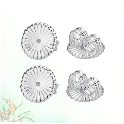 BELLIFFY 2 Paar Silberne Ohrstecker Ohrverschluss Polster Ohrschmuck Damen Ohrstecker Verschluss Ersatz Ohrstopper Komfortabel Sicher Alltagsschmuck BELLIFFY 2 Paar Silberne Ohrstecker Ohrverschluss Polster Ohrschmuck Damen Ohrstecker Verschluss Ersatz Ohrstopper Komfortabel Sicher Alltagsschmuck von BELLIFFY