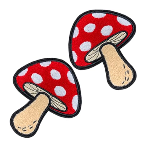 BELLIFFY 2 Stück Aufbügelbare Pilz patches aus Robustem Polyester Bestickte DIY Aufnäher für Jeans Jacken Rucksäcke und Hüte Waschbare Langlebige Textil bügelmotive mit Stickerei BELLIFFY 2 Stück Aufbügelbare Pilz patches aus Robustem Polyester Bestickte DIY Aufnäher für Jeans Jacken Rucksäcke und Hüte Waschbare Langlebige Textil bügelmotive mit Stickerei von BELLIFFY