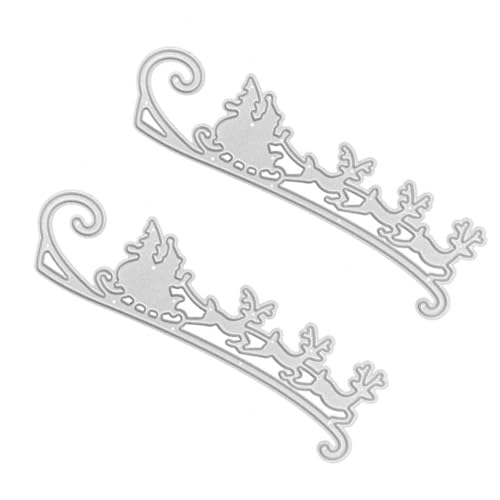BELLIFFY 2 Stück Stanzformen Für Gruß Weihnachtsstanzformen Dekoration Scrapbooking Gestanzte Weihnachtsschablone Stanzform Bastelstanzformen Rentier Merry Xmas Formen Etiketten BELLIFFY 2 Stück Stanzformen Für Gruß Weihnachtsstanzformen Dekoration Scrapbooking Gestanzte Weihnachtsschablone Stanzform Bastelstanzformen Rentier Merry Xmas Formen Etiketten von BELLIFFY