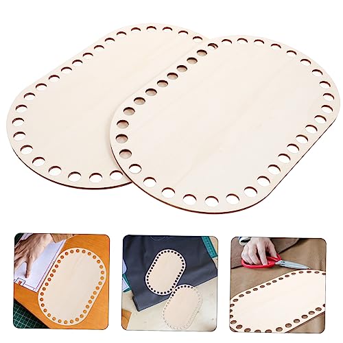 BELLIFFY 2 Stück Teiliges Holzkorb Boden für Häkeltaschen Glatte Oberfläche Robustes Naturholz Geeignet für DIY Schulter Hand und Umhängetaschen Vielseitige Basis für Strick und BELLIFFY 2 Stück Teiliges Holzkorb Boden für Häkeltaschen Glatte Oberfläche Robustes Naturholz Geeignet für DIY Schulter Hand und Umhängetaschen Vielseitige Basis für Strick und von BELLIFFY