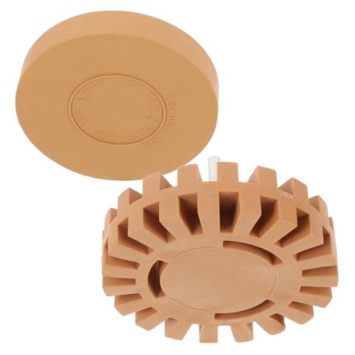 BELLIFFY 2 Stück Teiliges und Gummierte Zahnförmige Decal Remover Wheels für Bohrmaschinen Langlebig Sicher Effizienter Aufkleber und Klebstoffentferner für Autooberflächen BELLIFFY 2 Stück Teiliges und Gummierte Zahnförmige Decal Remover Wheels für Bohrmaschinen Langlebig Sicher Effizienter Aufkleber und Klebstoffentferner für Autooberflächen von BELLIFFY