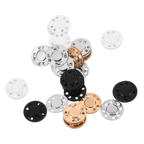 BELLIFFY 20 Stück Magnetische Metall-druckknöpfe zum Aufnähen Unsichtbare Magnetverschlüsse für Kleidung Jacken Taschen DIY Nähzubehör Runde Druckknöpfe Design BELLIFFY 20 Stück Magnetische Metall-druckknöpfe zum Aufnähen Unsichtbare Magnetverschlüsse für Kleidung Jacken Taschen DIY Nähzubehör Runde Druckknöpfe Design von BELLIFFY