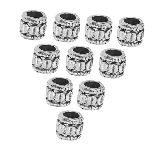 BELLIFFY Kreieren Sie einzigartigen Schmuck 20 Stück Abstandsperlen aus Legierung mit großen Löchern für die Armbandherstellung BELLIFFY Kreieren Sie einzigartigen Schmuck 20 Stück Abstandsperlen aus Legierung mit großen Löchern für die Armbandherstellung von BELLIFFY