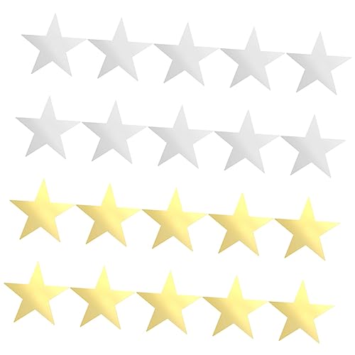 BELLIFFY 20 Stück Teiliges Beidseitige Papier Dekorationen Diy Bastelmaterial für Sichere und Helle Papier Ausschnitte Geeignet für Wand Party und Klassenzimmer Deko von BELLIFFY