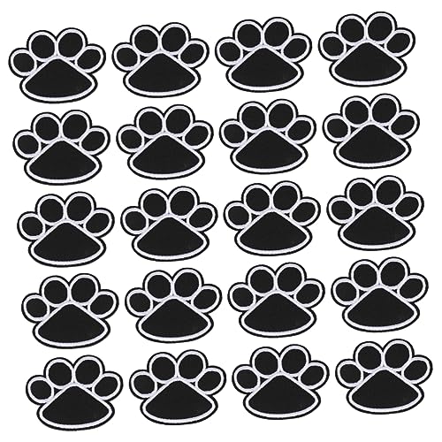 BELLIFFY 20 Stück Teiliges Hundepfoten Bügelflicken Bestickte Applikationen zum Aufnähen Selbstklebende Stoffpatches für Kleidung Taschen Umweltfreundlich Einfach Anzubringen Langlebig BELLIFFY 20 Stück Teiliges Hundepfoten Bügelflicken Bestickte Applikationen zum Aufnähen Selbstklebende Stoffpatches für Kleidung Taschen Umweltfreundlich Einfach Anzubringen Langlebig von BELLIFFY