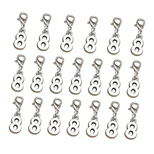 BELLIFFY 20 Stück Teiliges Legierungs Anhänger mit Förmigen Charms und Robustem Karabinerverschluss Langlebig für DIY Schmuckherstellung für Ohrringe Halsketten Armbänder und Kreative BELLIFFY 20 Stück Teiliges Legierungs Anhänger mit Förmigen Charms und Robustem Karabinerverschluss Langlebig für DIY Schmuckherstellung für Ohrringe Halsketten Armbänder und Kreative von BELLIFFY