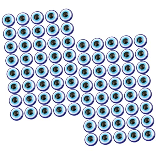 BELLIFFY 200 Stück Flache Runde Evil Eye Charms Schöne Diy Schmuckzubehör für Armbänder Bastelprojekte Hochwertigem Harz BELLIFFY 200 Stück Flache Runde Evil Eye Charms Schöne Diy Schmuckzubehör für Armbänder Bastelprojekte Hochwertigem Harz von BELLIFFY