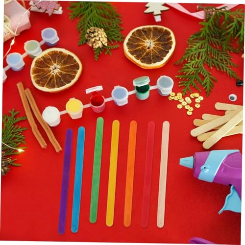 BELLIFFY 200 Stück Jumbo Bunte Holzstäbchen Für Diy Basteln Zuhause Kunstprojekte Kreativitätsfördernd Vielseitig Robust Farbige Eisstiele Für Handwerk Spiele Unterricht BELLIFFY 200 Stück Jumbo Bunte Holzstäbchen Für Diy Basteln Zuhause Kunstprojekte Kreativitätsfördernd Vielseitig Robust Farbige Eisstiele Für Handwerk Spiele Unterricht von BELLIFFY