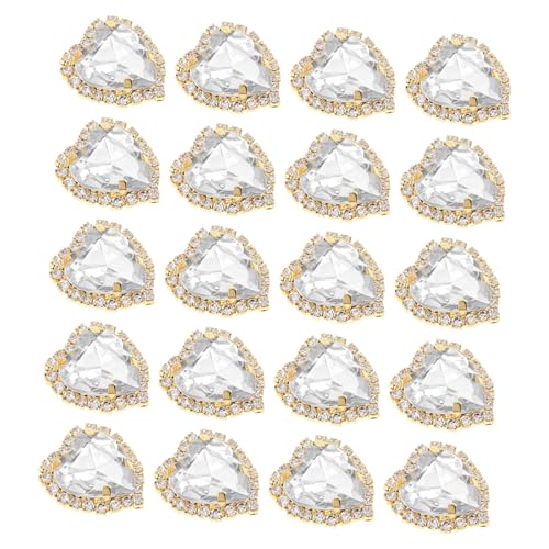 BELLIFFY 20Stücke Rhinestone Krallen für DIY Schmuckzubehör Hochwertige Strasssteine zum Handnähen für Kostüm Dekoration und Basteln BELLIFFY 20Stücke Rhinestone Krallen für DIY Schmuckzubehör Hochwertige Strasssteine zum Handnähen für Kostüm Dekoration und Basteln von BELLIFFY