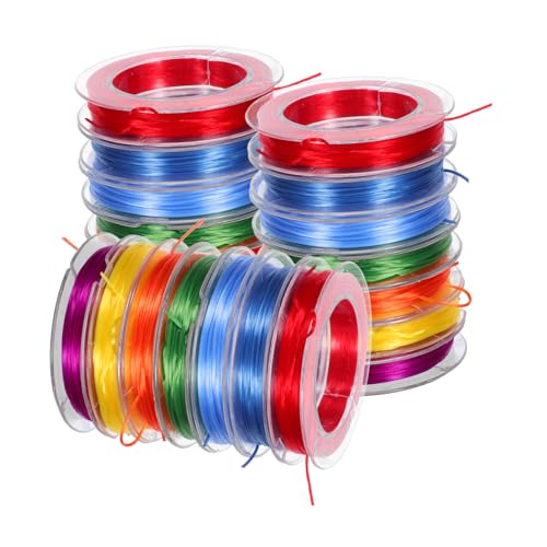 BELLIFFY 21 Stück Teiliges Elastisches Schmuckband Dehnbarer Perlenschnur für DIY Armbänder und Halskettenbasteln Flexible Farbintensive Schnur mit Natürlichem Glanz für Handgefertigte BELLIFFY 21 Stück Teiliges Elastisches Schmuckband Dehnbarer Perlenschnur für DIY Armbänder und Halskettenbasteln Flexible Farbintensive Schnur mit Natürlichem Glanz für Handgefertigte von BELLIFFY