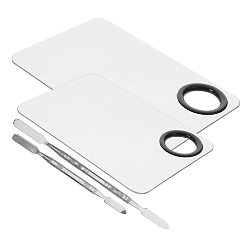 BELLIFFY 2Er Set Palettenpalette Maniküre Mischpalette Edelstahl Pigmenttablett Kleine Make Up Mischschale Make Up Mischschale Zum Mischen Von Grundierungsfarben Pigmentplatte Maniküre BELLIFFY 2Er Set Palettenpalette Maniküre Mischpalette Edelstahl Pigmenttablett Kleine Make Up Mischschale Make Up Mischschale Zum Mischen Von Grundierungsfarben Pigmentplatte Maniküre von BELLIFFY