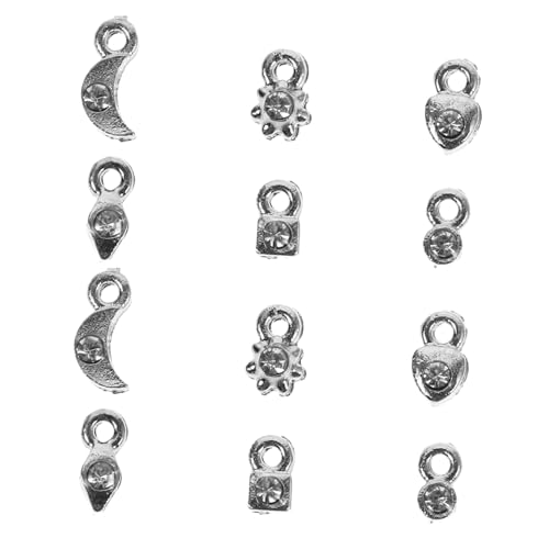BELLIFFY 2Sätze DIY Nagelschmuck Charms für Nagelkunst Piercing Werkzeug für Salon und Heimgebrauch Silberne Dekorationen für Designs BELLIFFY 2Sätze DIY Nagelschmuck Charms für Nagelkunst Piercing Werkzeug für Salon und Heimgebrauch Silberne Dekorationen für Designs von BELLIFFY