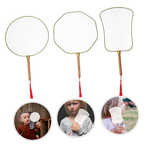 BELLIFFY 3 Stück Diy Malfächer Holzgriff Rund Blanko Handfächer zum Bemalen Bastelset Leichte Langlebige Fächer aus Holz für Kreative Kunstprojekte Zufällige Farbe BELLIFFY 3 Stück Diy Malfächer Holzgriff Rund Blanko Handfächer zum Bemalen Bastelset Leichte Langlebige Fächer aus Holz für Kreative Kunstprojekte Zufällige Farbe von BELLIFFY