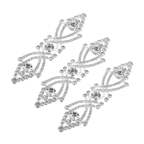 BELLIFFY 3 Stück Teiliges Chinesische Verschlussknöpfe mit Strass Traditionelle Frosch Knoten Handgefertigte Kristall Haken und Ösen für Cardigans Mäntel Kostüme und Festliche Kleidung von BELLIFFY