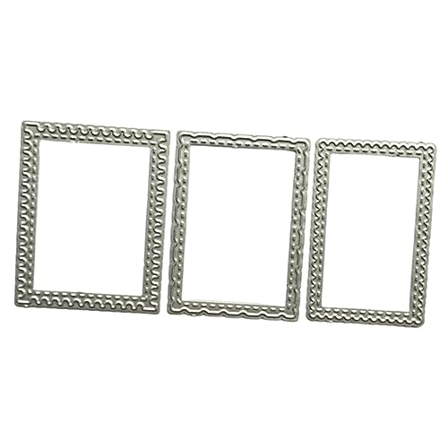 BELLIFFY 3 Stück Teiliges DIY Stanzschablonen Briefmarken Design Metall Stanzformen Prägeschablone für Scrapbooking Grußkarten Herstellung und Fotoalbum Verzierung von BELLIFFY
