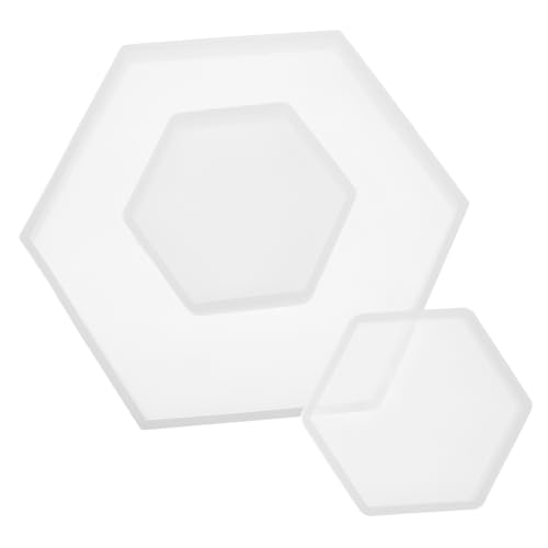 BELLIFFY 3 Stück Teiliges Silikon Hexagon Gießform Flexible und Wiederverwendbare DIY Epoxidharz Schmuckform Hohe mit Starkem Spiegeleffekt Langlebig und Leicht zu Reinigen für Basteln BELLIFFY 3 Stück Teiliges Silikon Hexagon Gießform Flexible und Wiederverwendbare DIY Epoxidharz Schmuckform Hohe mit Starkem Spiegeleffekt Langlebig und Leicht zu Reinigen für Basteln von BELLIFFY
