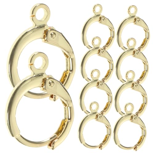 BELLIFFY 30 Stück Teiliges Ohrring Haken Vergoldet Damen DIY Ohrschmuck Zubehör Geeignet für Ohrhänger Basteln Einfache Goldfarbene Ohrhaken für Individuelle Schmuckherstellung BELLIFFY 30 Stück Teiliges Ohrring Haken Vergoldet Damen DIY Ohrschmuck Zubehör Geeignet für Ohrhänger Basteln Einfache Goldfarbene Ohrhaken für Individuelle Schmuckherstellung von BELLIFFY
