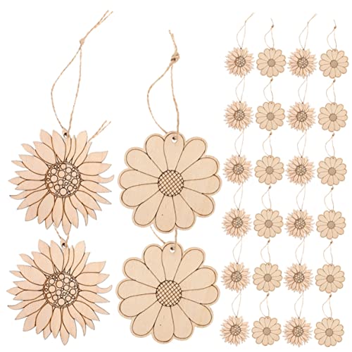 BELLIFFY 30 Stück Teiliges Unvollendete Holzsonnenblumen Ausschnitte mit Glatten Kanten Leichte Holzscheiben zum Bemalen Naturbelassene Holzstücke für DIY Bastelprojekte und Sommerdeko BELLIFFY 30 Stück Teiliges Unvollendete Holzsonnenblumen Ausschnitte mit Glatten Kanten Leichte Holzscheiben zum Bemalen Naturbelassene Holzstücke für DIY Bastelprojekte und Sommerdeko von BELLIFFY
