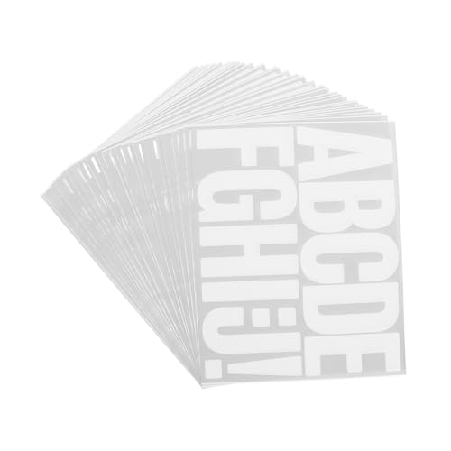 BELLIFFY 36 Bögen Selbstklebende Vinyl-buchstabenaufkleber: Diy-alphabet-aufkleber Für Pinnwand, Briefkasten – Einfach Anzubringen Und Zu Entfernende Aufkleber Für Schilder BELLIFFY 36 Bögen Selbstklebende Vinyl-buchstabenaufkleber: Diy-alphabet-aufkleber Für Pinnwand, Briefkasten – Einfach Anzubringen Und Zu Entfernende Aufkleber Für Schilder von BELLIFFY