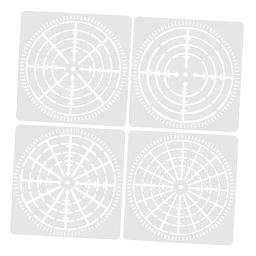 BELLIFFY 4 Stück Teiliges Mandala Dot Schablonen Mittlere Wiederverwendbare Portable Wandmalerei Schablonen für DIY Bastelprojekte Einfache Anwendung Geruchsfrei und Langlebig BELLIFFY 4 Stück Teiliges Mandala Dot Schablonen Mittlere Wiederverwendbare Portable Wandmalerei Schablonen für DIY Bastelprojekte Einfache Anwendung Geruchsfrei und Langlebig von BELLIFFY