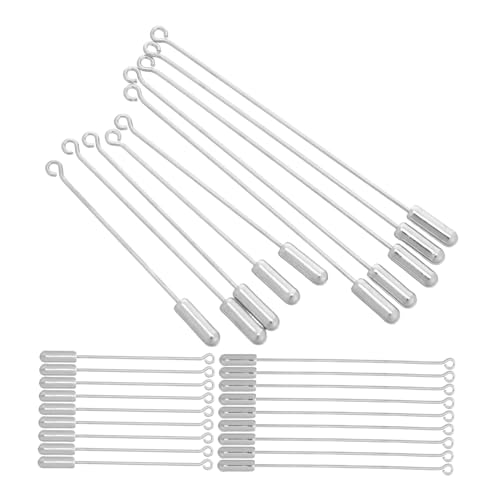 BELLIFFY 40 Stück Broschennadeln mit Sicherheitsverschluss Metall Stecknadeln Vielseitige Diy Accessoires für Anzug Krawatte Hut Schmuckherstellung Einfache Befestigung Eleganter BELLIFFY 40 Stück Broschennadeln mit Sicherheitsverschluss Metall Stecknadeln Vielseitige Diy Accessoires für Anzug Krawatte Hut Schmuckherstellung Einfache Befestigung Eleganter von BELLIFFY