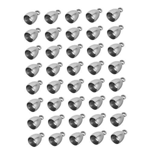 BELLIFFY 40 Stück Teiliges Schmuck Kappen Ovale Metallknoten Abdeckungen Verstellbare Langlebig für DIY Schmuckherstellung Vielseitig für Armbänder Halsketten Dekoration BELLIFFY 40 Stück Teiliges Schmuck Kappen Ovale Metallknoten Abdeckungen Verstellbare Langlebig für DIY Schmuckherstellung Vielseitig für Armbänder Halsketten Dekoration von BELLIFFY