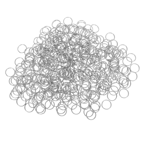 BELLIFFY 400 Stück Offene Sprungringe Schmuckverbinder für Schlüsselanhänger Schmuckherstellung und Ohrring Dekoration Kratzfreie Pflegeleichte Oberfläche BELLIFFY 400 Stück Offene Sprungringe Schmuckverbinder für Schlüsselanhänger Schmuckherstellung und Ohrring Dekoration Kratzfreie Pflegeleichte Oberfläche von BELLIFFY
